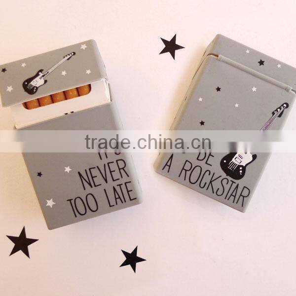Colorful fashion silicon cigarette cases for women cigarette box