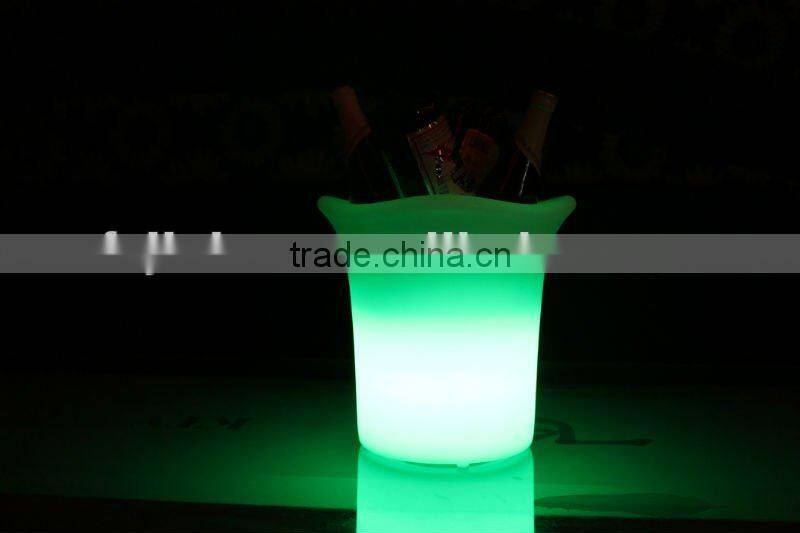 color-changing led plastic cheap wine bucket