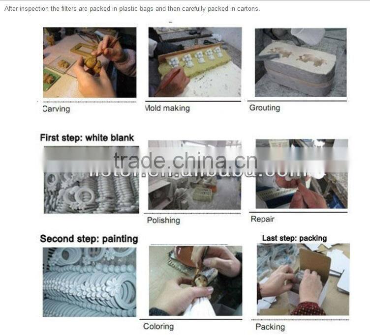 handmade resin dog statues