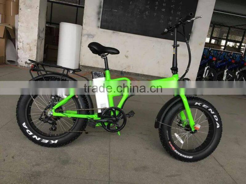 20inch with CE certificate foldable fat tire brushless hub motor electric folding bike
