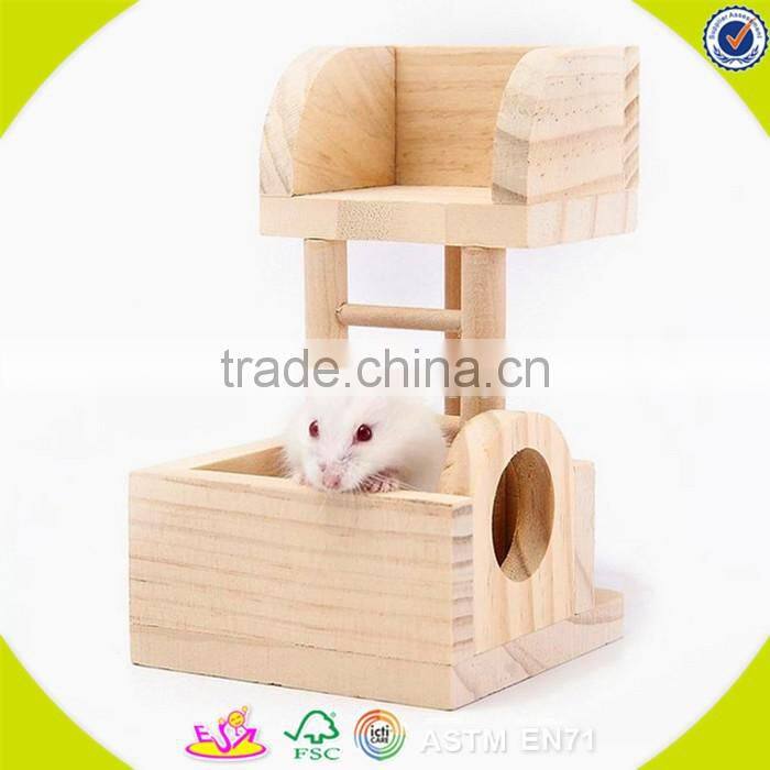 2017 New design wooden amusement facilities for hamster mini wooden amusement facilities for hamster W06F027