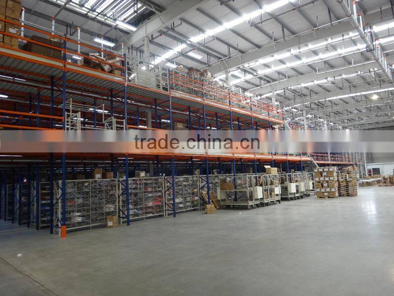 warehouse storage loft steel attic /mezzanine shelves