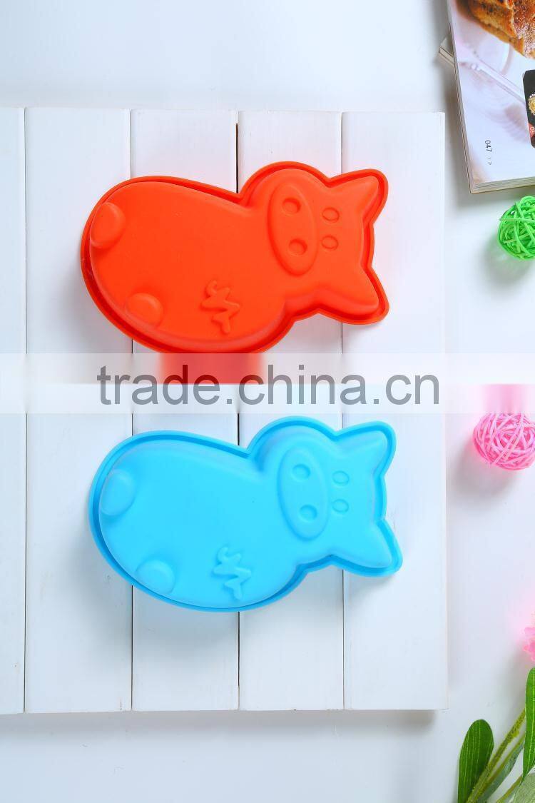 Chocolate pig silicone mould,cup cake mould,cup cake decoration