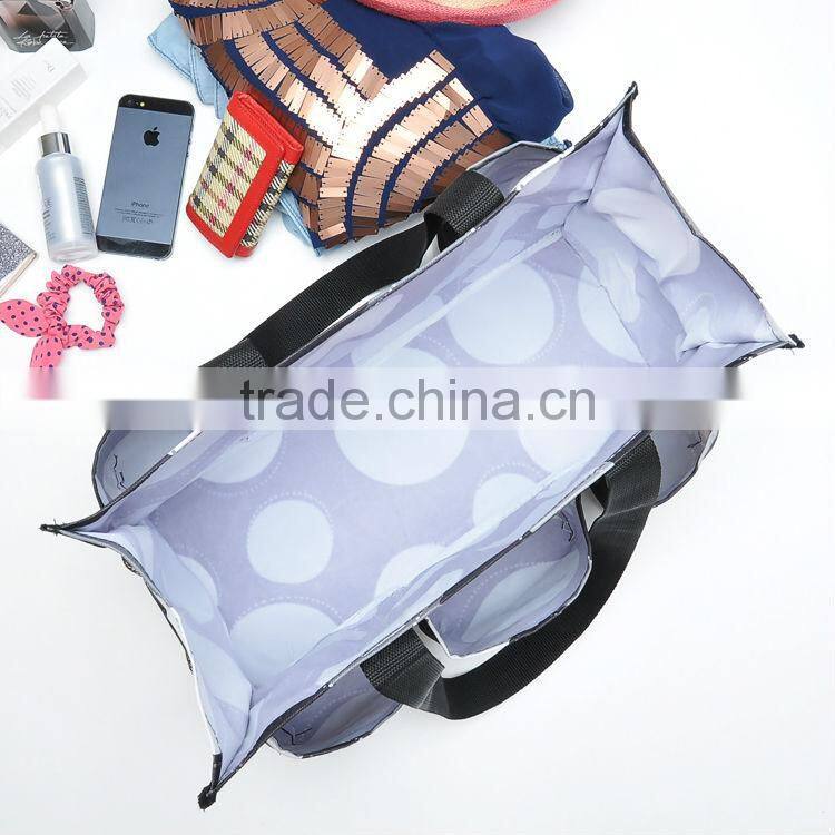 Simple Design Nylon Diaper Bag Baby Nappy Organizer Bag