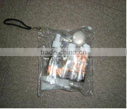 5pcs PET travel bottles set/cosmetic bottle