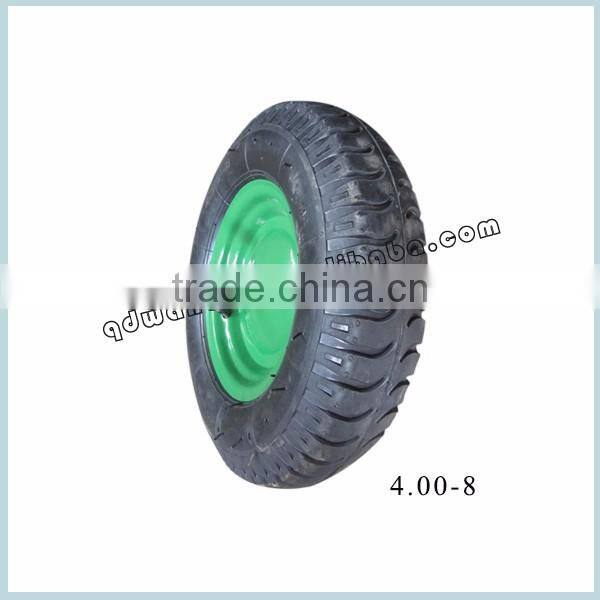 Solid Rubber pu foam Tyre Wheel for hand trolley