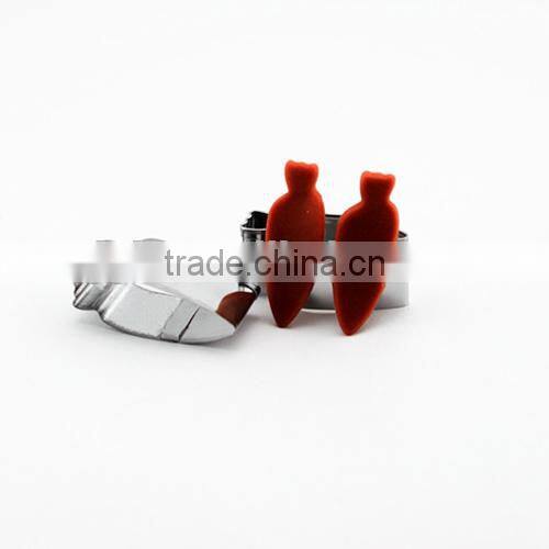 100% food grade flame shaped cookie cutter snowflake cookie cutter rabbit carrot cutter