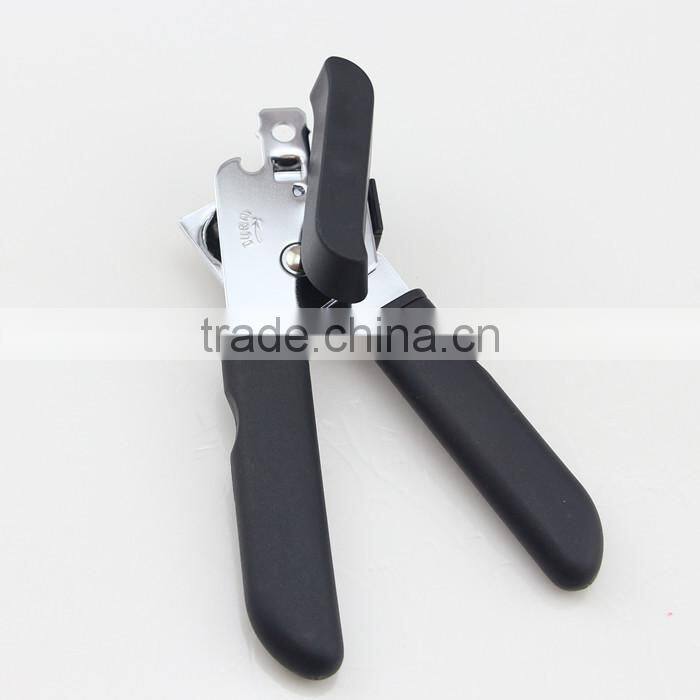 Black Handle Simply Use Kitchen Utensil Smooth Edge Can Opener