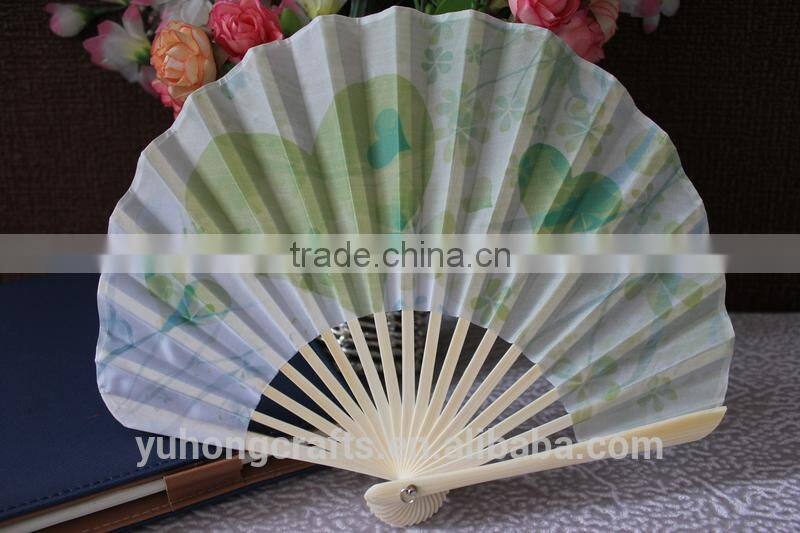 Promotional bamboo fans for wedding