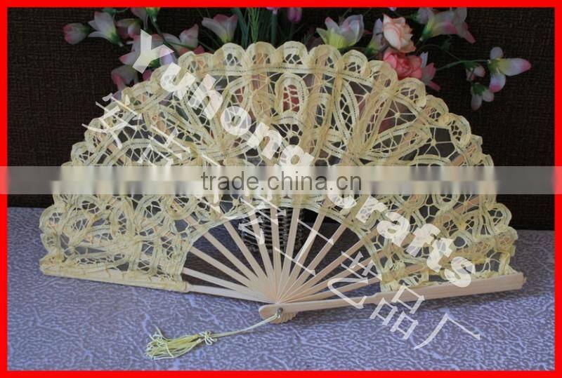 Chinese bamboo crafts wedding fan