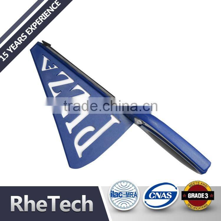 2016 hot European stainless steel plastic kitchen pizza cutter folding scissors