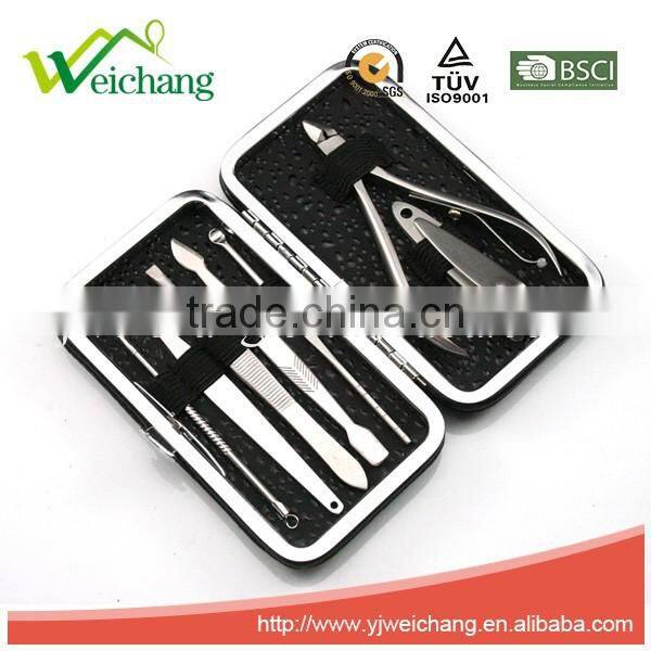 WCJ1017 Stainless Steel Nail Care Personal Manicure Nail Clippers Set Manicure Sets Tool Kit