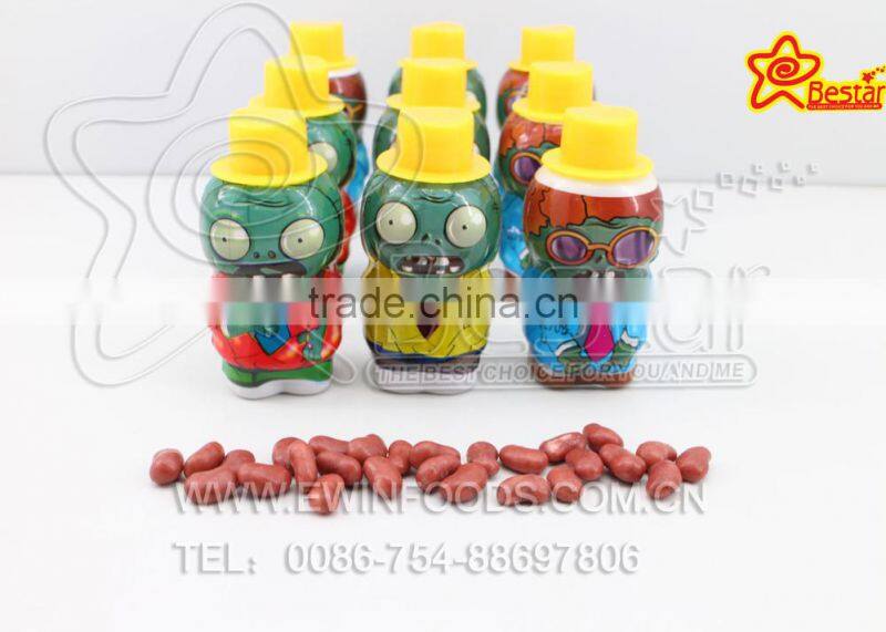 Plants vs Zombies Bottle Packing Puffy Chocolate Bean