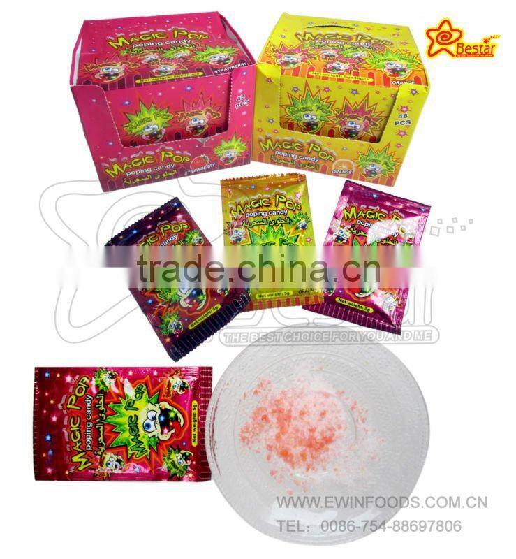 Hot Sale Magic Popping Candy Box Packing