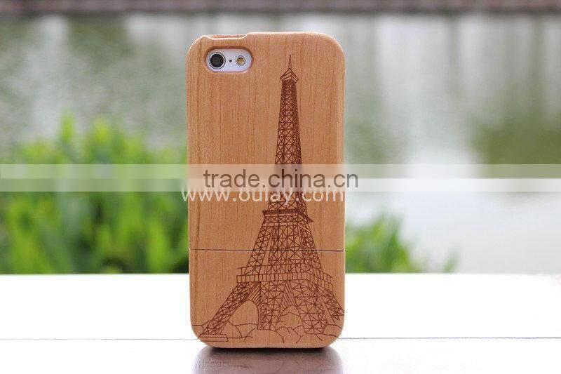 wood ipone 5 case and bamboo ipone 5s case wholesale