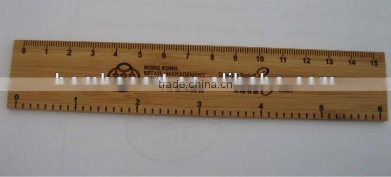 laser carved bamboo ruler