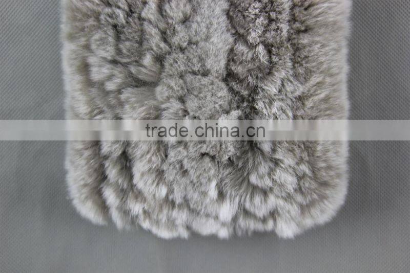 High Quality Knitted Rex-Rabbit Scarf