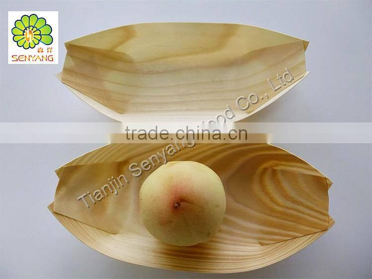 best seller disposable party Japanese sushi wood plate