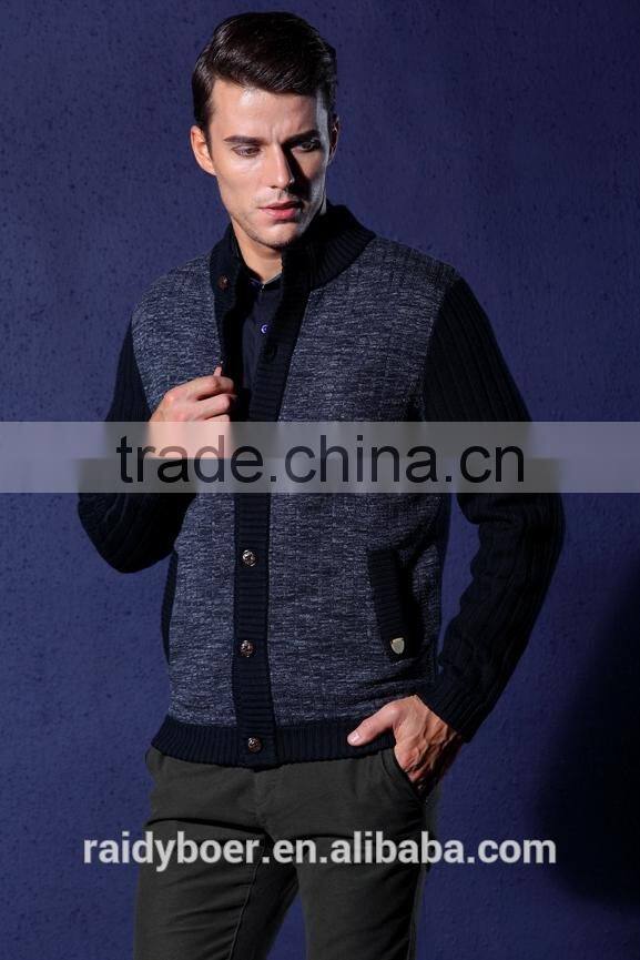 Men's high quality cardigan sweater