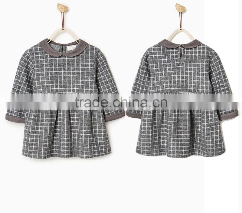 Colorful Flower Girls Embroidery White Short Sleeve Cotton Dress Childern Frock Model Hand Embroidery Designs For Baby HSD5944