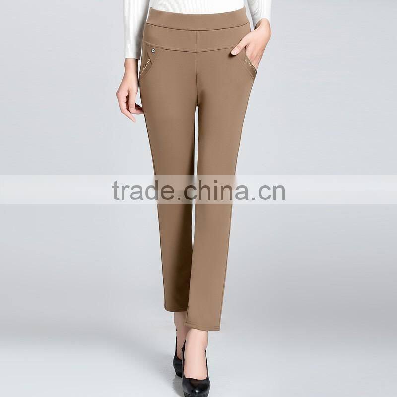 Top Brand Fashion Slim Fit Ladies Office Pants, Work Trousers
