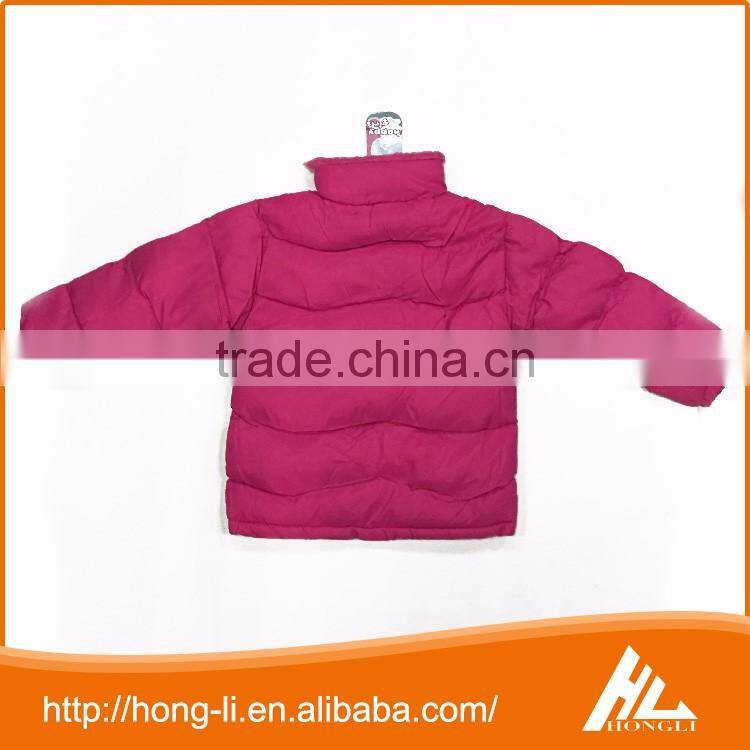High quality cheap breathable waterproof fashion satin girls jacket