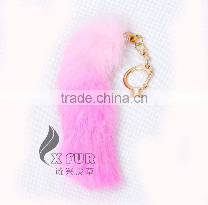 CX-R-39A Promotional Gift Fancy Rabbit Fur Key Ring