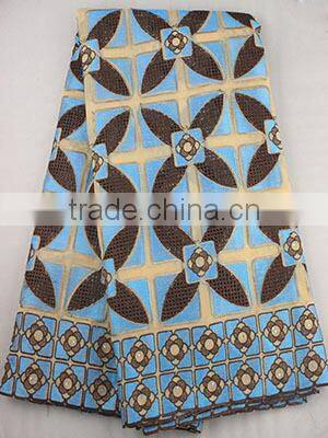 Competitive Price Artistic Design Swiss Cotton Lace Fabric Swiss Voile Lace Factory Bestway Textile SL0356