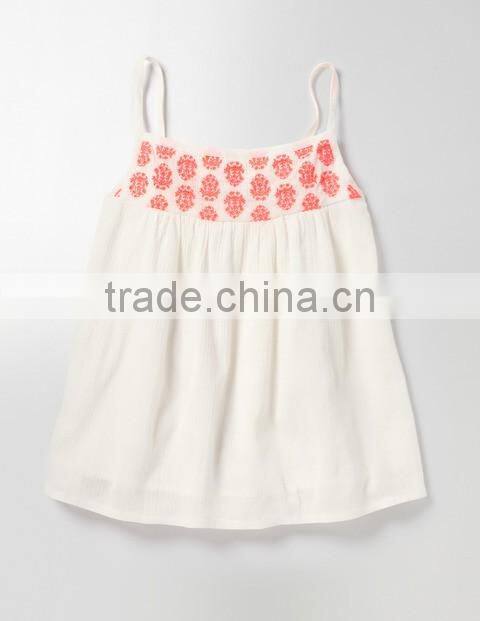 2017 latest toddler baby clothes summer cotton wholesale Tshirt printing baby boutique clothing latest design girls tank tops