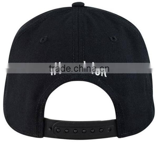 Green underbrim snapback cap,custom 3D embroidery snapback cap,black cotton snapback cap
