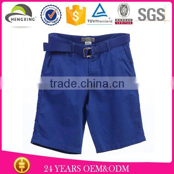 factory custom 100% cotton mens chino shorts