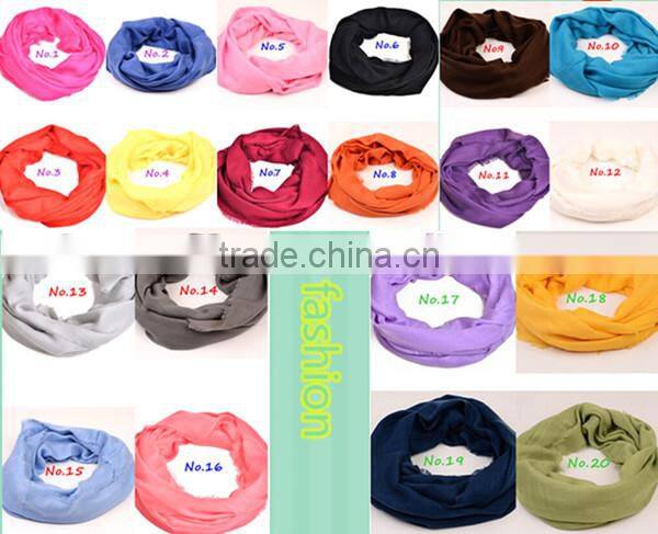 new design high quality 20color choice new solid acrylic material scarf women