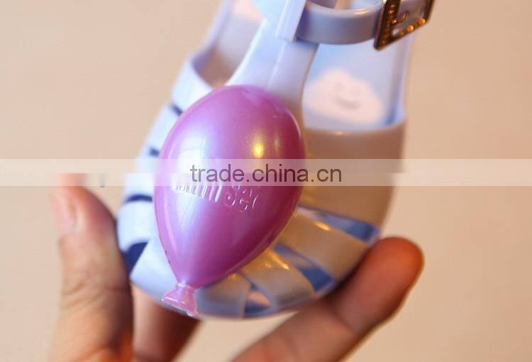 Kids melissa PVC sandals, balloon design mini melissa sandals