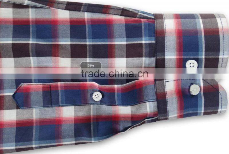 2017 new pattern shirts with long sleeve carbon peach