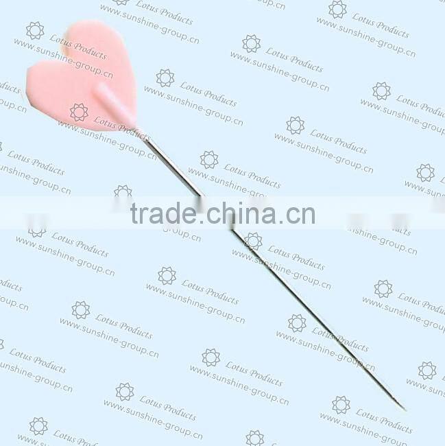 28 mm Heart Shaped Head Pearl Head Pin