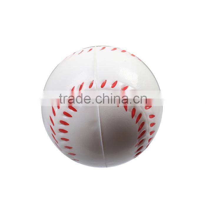 PU Leather Pet Products Toy Baseball White