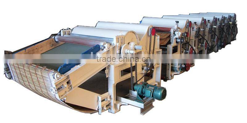 high capacity waste cotton recycling machine for OE spinning best price