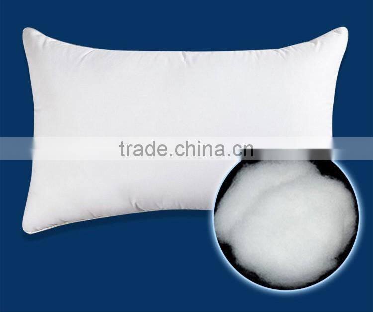 Cotton White Standard Polyester Fiber Filling Hotel Pillow