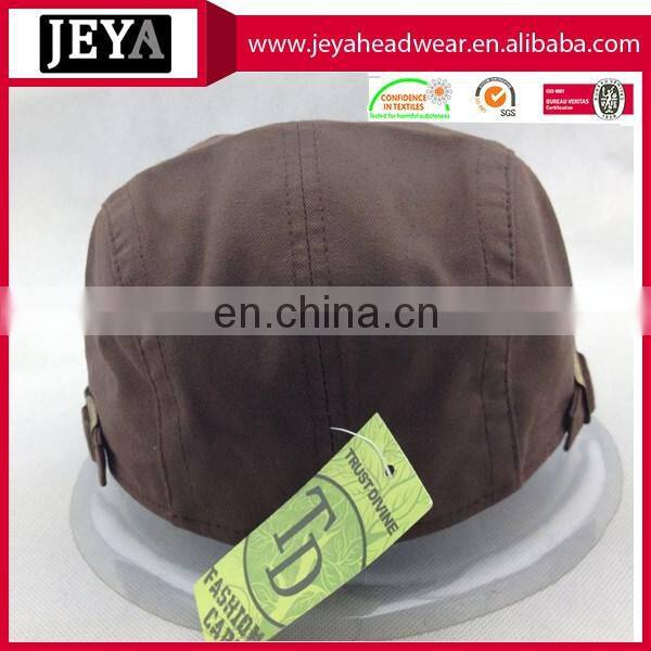 Multi panel 1005 cotton ivy cap low profile ivy hat with 3D embroidery logo