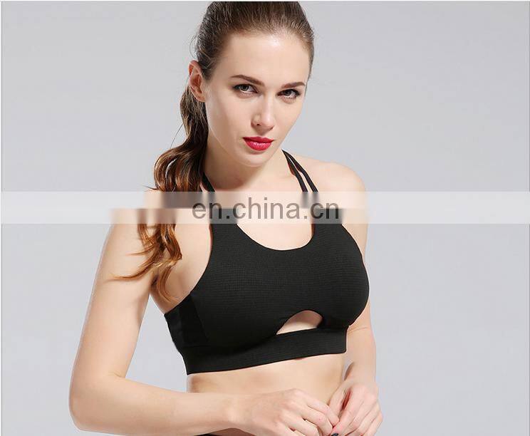 2017 92% Polyester 8%Spandex Fabric Fashion Bra With One Big Hole