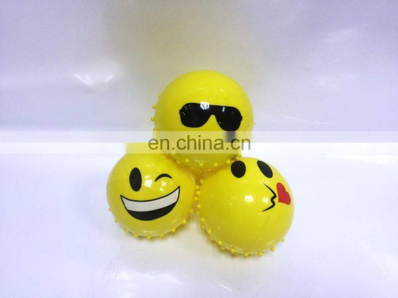 PVC material and promotional toy Emjoy ball