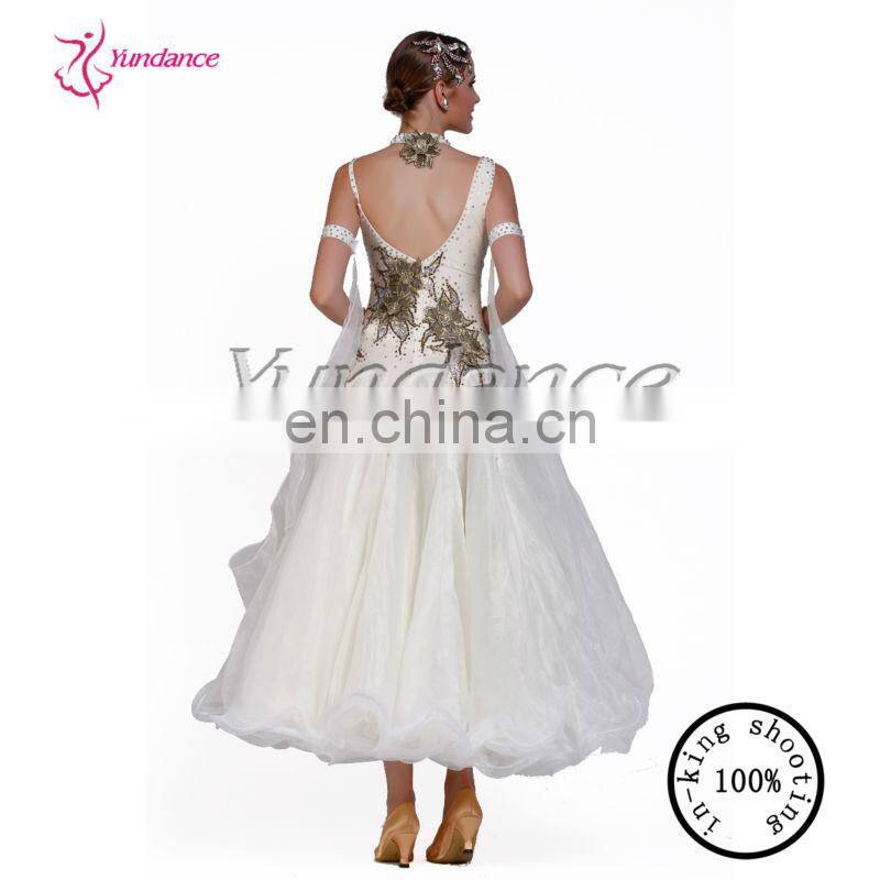 B-13188 White Dance dress waltz