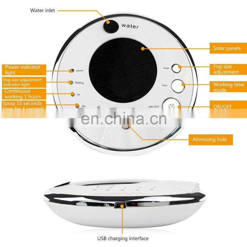 UFO Shape Solar Powered Car Air Freshener Air Purifier for Car, UFO Car Air Purifier Ionizer Oxygen Bar