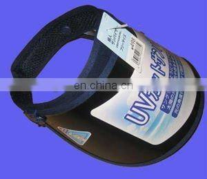 2016 hot sell promotion customized Plastic pvc Sun Visor/Cap/Hat