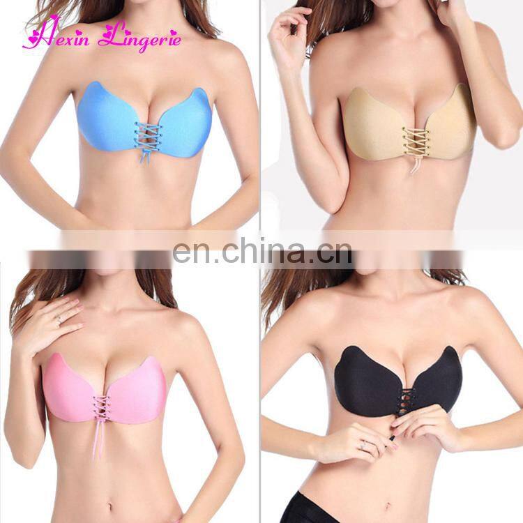 Drop Shipping Push Up Strapless Bra Self Adhesive Silicone