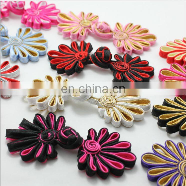 2016 custom high quality different color Chinese knot cheongsam button