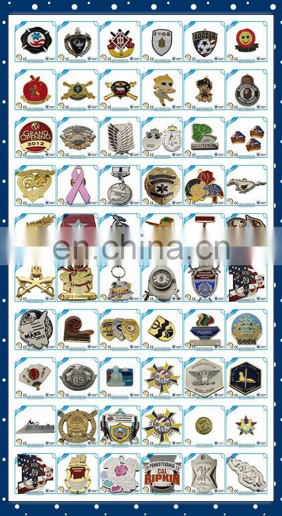 Factory wholesale newest custom best fashion clothing logo badge