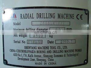 the best price radial drilling machine z3050x16/1