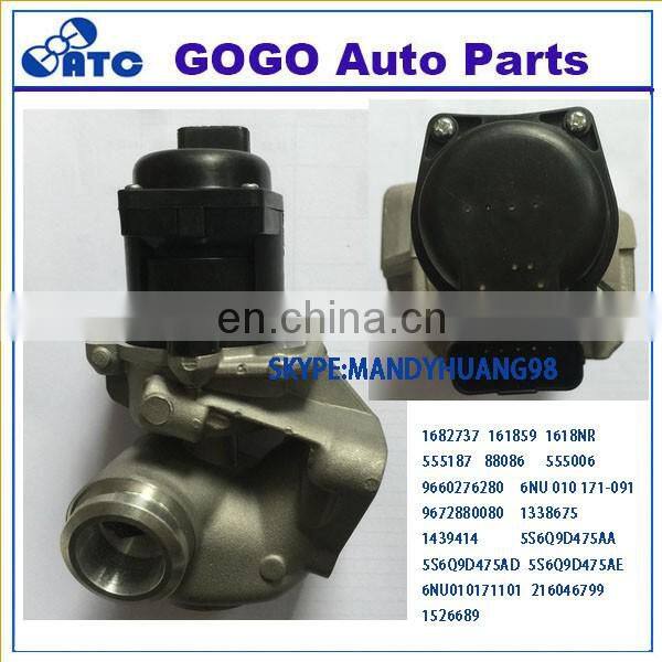 High quality EGR VALVE 1618NR/ 161859/ 1682737/ 555187/ 88086/ 555006/ 9660276280 for PEUGEOT F ORD MAZDA VOLVO