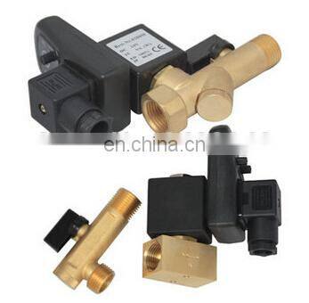 GOGO High Quality 1/2'' Electric Drain Timer 24v solenoid valve water controller Valve Brass 2 way compressor Automatic valve
